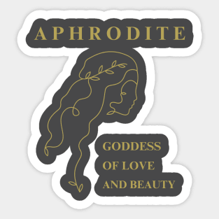 Aphrodite: Goddess Of Love And Beauty Sticker